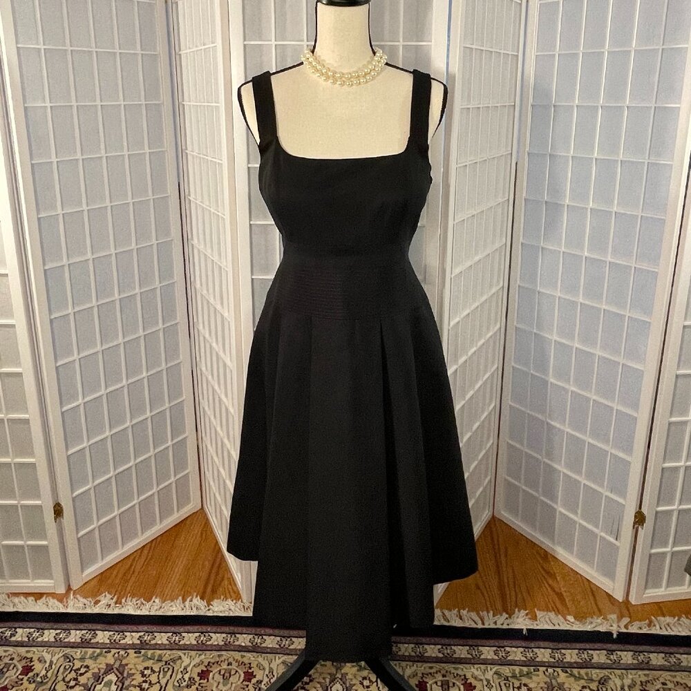 NWT! J. Crew Silk Blend Cocktail Dress w/ Straps & Full Box Pleat Skirt, Sz. 12P